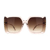 Classic 90s Rhinestone Womens Bejeweled Butterfly Sunglasses