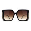 Classic 90s Rhinestone Womens Bejeweled Butterfly Sunglasses