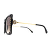 Classic 90s Rhinestone Womens Bejeweled Butterfly Sunglasses