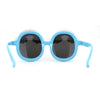 Girls Child Size Rainbow Cloud Round Thick Plastic Sunglasses