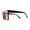 Full Crowned Rhinestone Flat Top Horned Diva Sunglasses