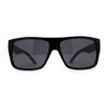 Mens 90s Classic Flat Top All Black Gangster Shade Sunglasses