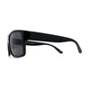 Mens 90s Classic Flat Top All Black Gangster Shade Sunglasses