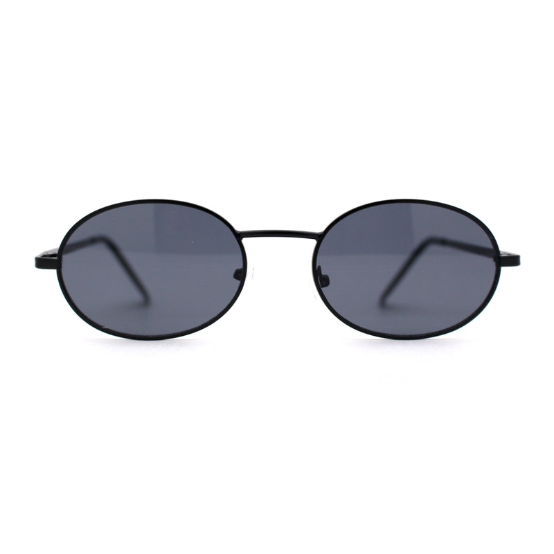 1990s Dad Shade Round Oval Metal Rim Sunglasses