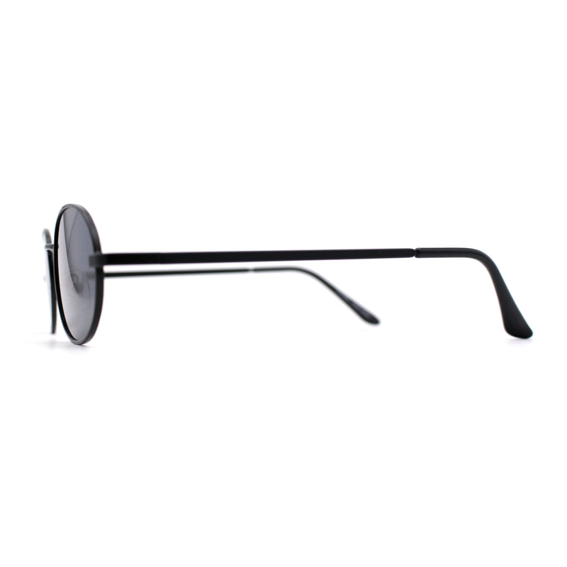 1990s Dad Shade Round Oval Metal Rim Sunglasses