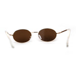 1990s Dad Shade Round Oval Metal Rim Sunglasses