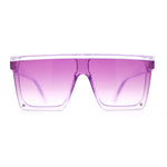 Girls Child Size Candy Pop Color Flat Top Shield Diva Sunglasses