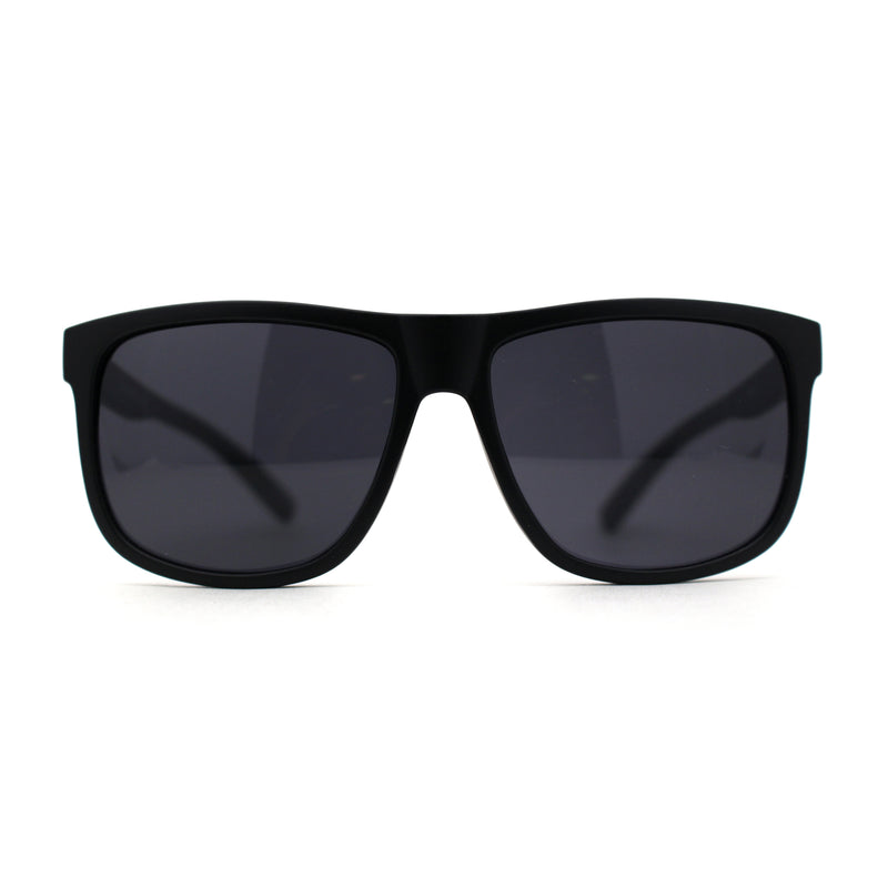 Mens Kush Classic Matte Black Frame Sport Horn Rim Sunglasses