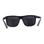 Mens Kush Classic Matte Black Frame Sport Horn Rim Sunglasses