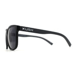 Mens Kush Classic Matte Black Frame Sport Horn Rim Sunglasses