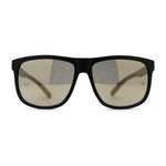 Mens Kush Classic Matte Black Frame Sport Horn Rim Sunglasses