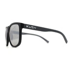 Mens Kush Classic Matte Black Frame Sport Horn Rim Sunglasses