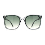 Womens Inset Lens Minimal Hipster Horn Rim Sunglasses
