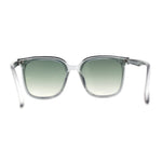 Womens Inset Lens Minimal Hipster Horn Rim Sunglasses