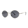 Classic Small Oval Spring Hinge Metal Rim Sunglasses