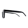 Unique Metal Top Brow Angular Cat Eye Sunglasses