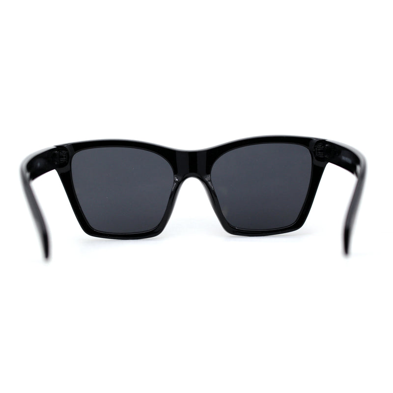 Womens Oversize Horn Rim Cat Eye Sunglasses