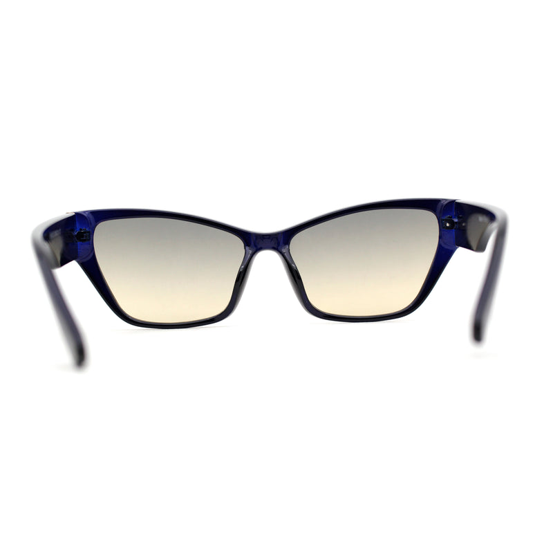 Womens Mod Squared Cat Eye Sunglasses