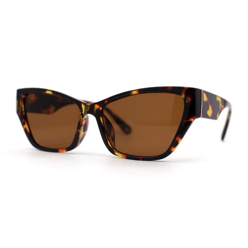 Womens Mod Squared Cat Eye Sunglasses