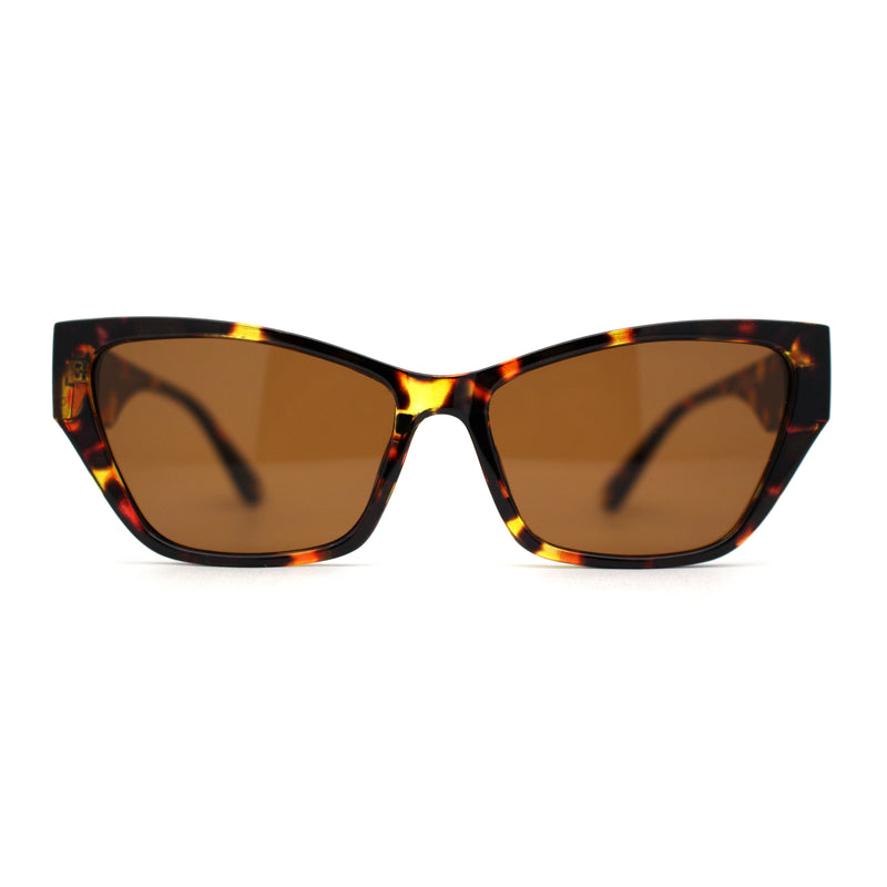 Womens Mod Squared Cat Eye Sunglasses