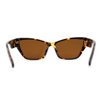 Womens Mod Squared Cat Eye Sunglasses