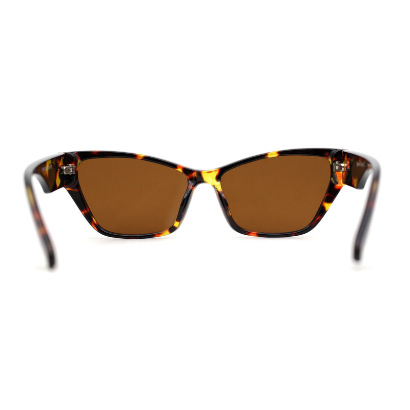 Womens Mod Squared Cat Eye Sunglasses