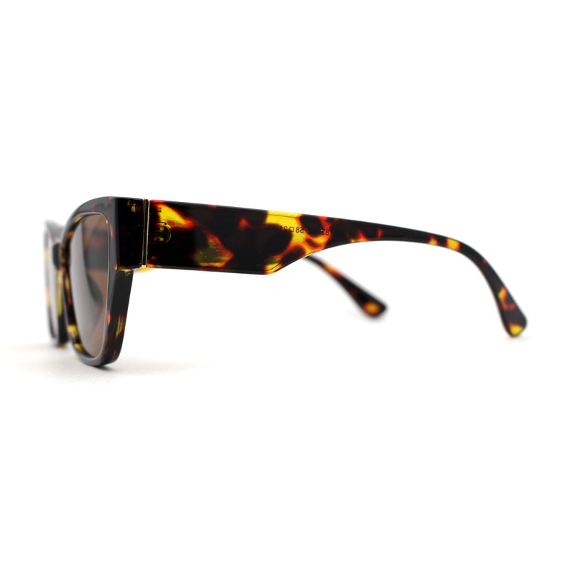 Womens Mod Squared Cat Eye Sunglasses
