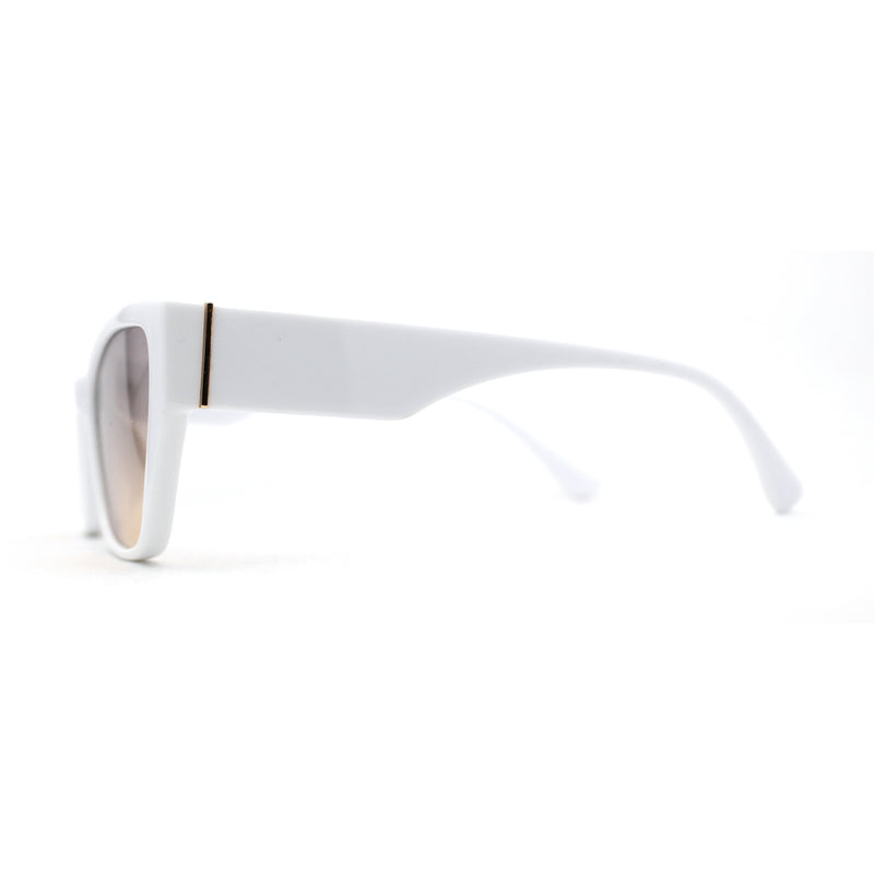 Womens Mod Squared Cat Eye Sunglasses