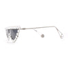 Large Rhinestone Show Sign Expose Lens Cat Eye Sunglasses