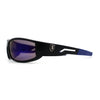 Mens 90s Color Mirror Wrap Biker Sport Sunglasses