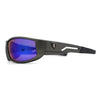 Mens 90s Color Mirror Wrap Biker Sport Sunglasses