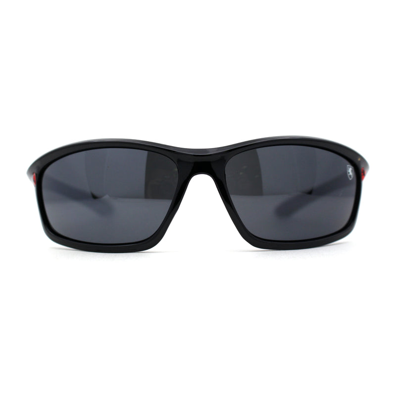 Slick Flat Top Shield Rectangle Plastic Sunglasses – superawesome106