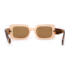 Womens Mod Squared Rectangular Clout Sunglasses