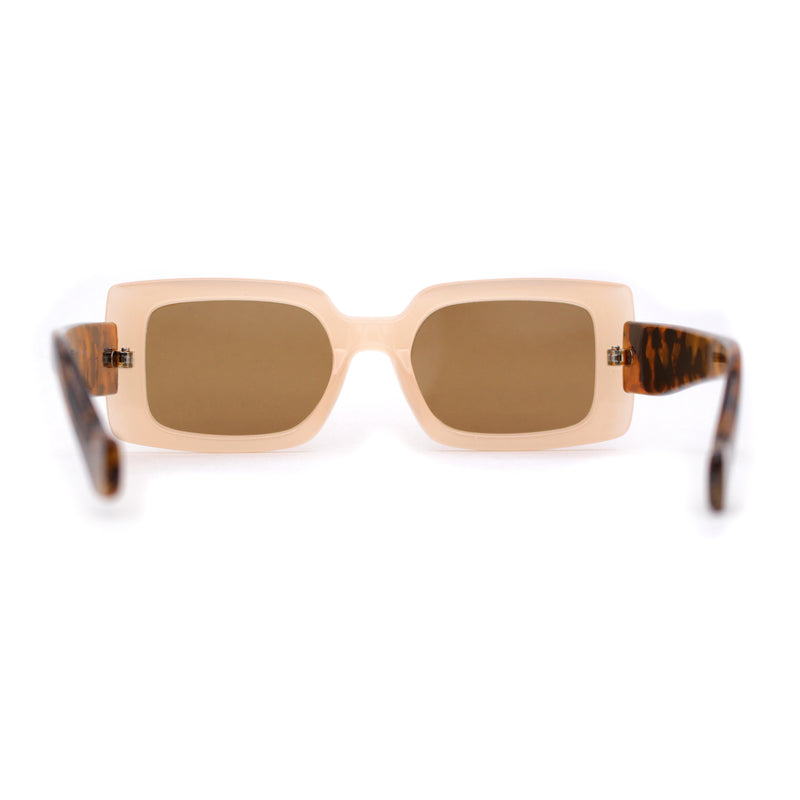 Womens Mod Squared Rectangular Clout Sunglasses