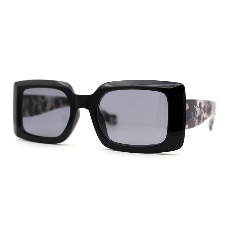 Womens Mod Squared Rectangular Clout Sunglasses
