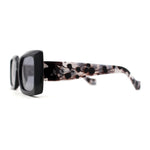 Womens Mod Squared Rectangular Clout Sunglasses