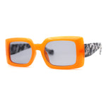Womens Mod Squared Rectangular Clout Sunglasses