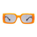 Womens Mod Squared Rectangular Clout Sunglasses