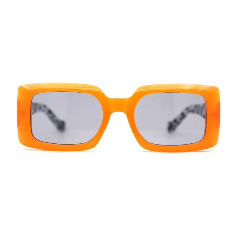 Womens Mod Squared Rectangular Clout Sunglasses