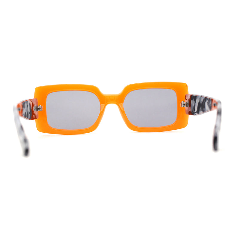Womens Mod Squared Rectangular Clout Sunglasses