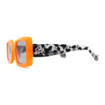 Womens Mod Squared Rectangular Clout Sunglasses