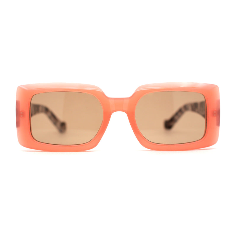 Womens Mod Squared Rectangular Clout Sunglasses