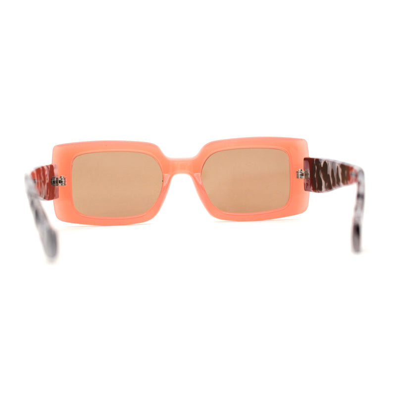 Womens Mod Squared Rectangular Clout Sunglasses