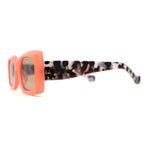 Womens Mod Squared Rectangular Clout Sunglasses