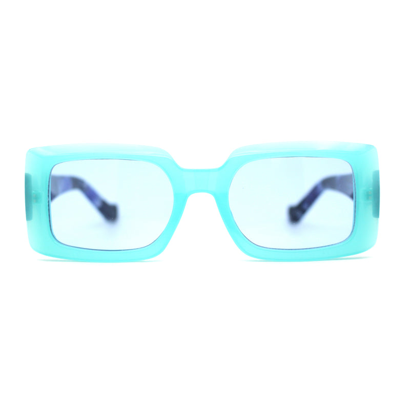 Womens Mod Squared Rectangular Clout Sunglasses