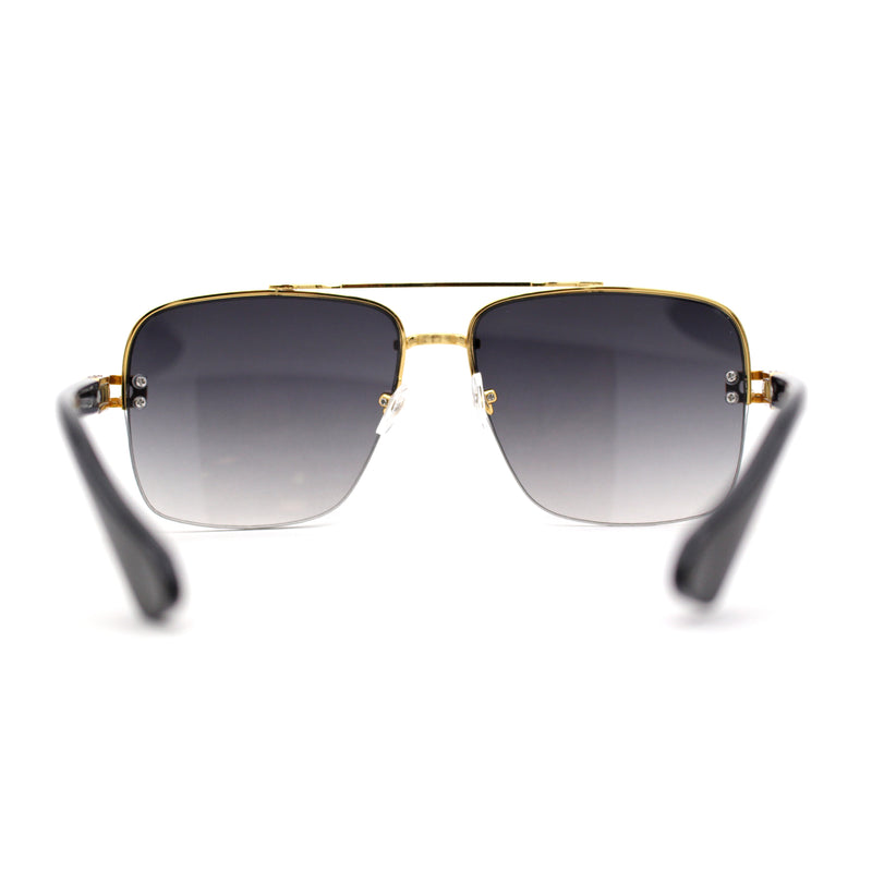 Mens Mobster Half Rim 90s Luxury OG Sunglasses