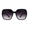 Womens Oversize 90s Bejeweled Designer Butterfly Sunglasses