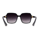 Womens Oversize 90s Bejeweled Designer Butterfly Sunglasses