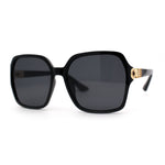 Womens Oversize 90s Bejeweled Designer Butterfly Sunglasses