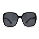 Womens Oversize 90s Bejeweled Designer Butterfly Sunglasses